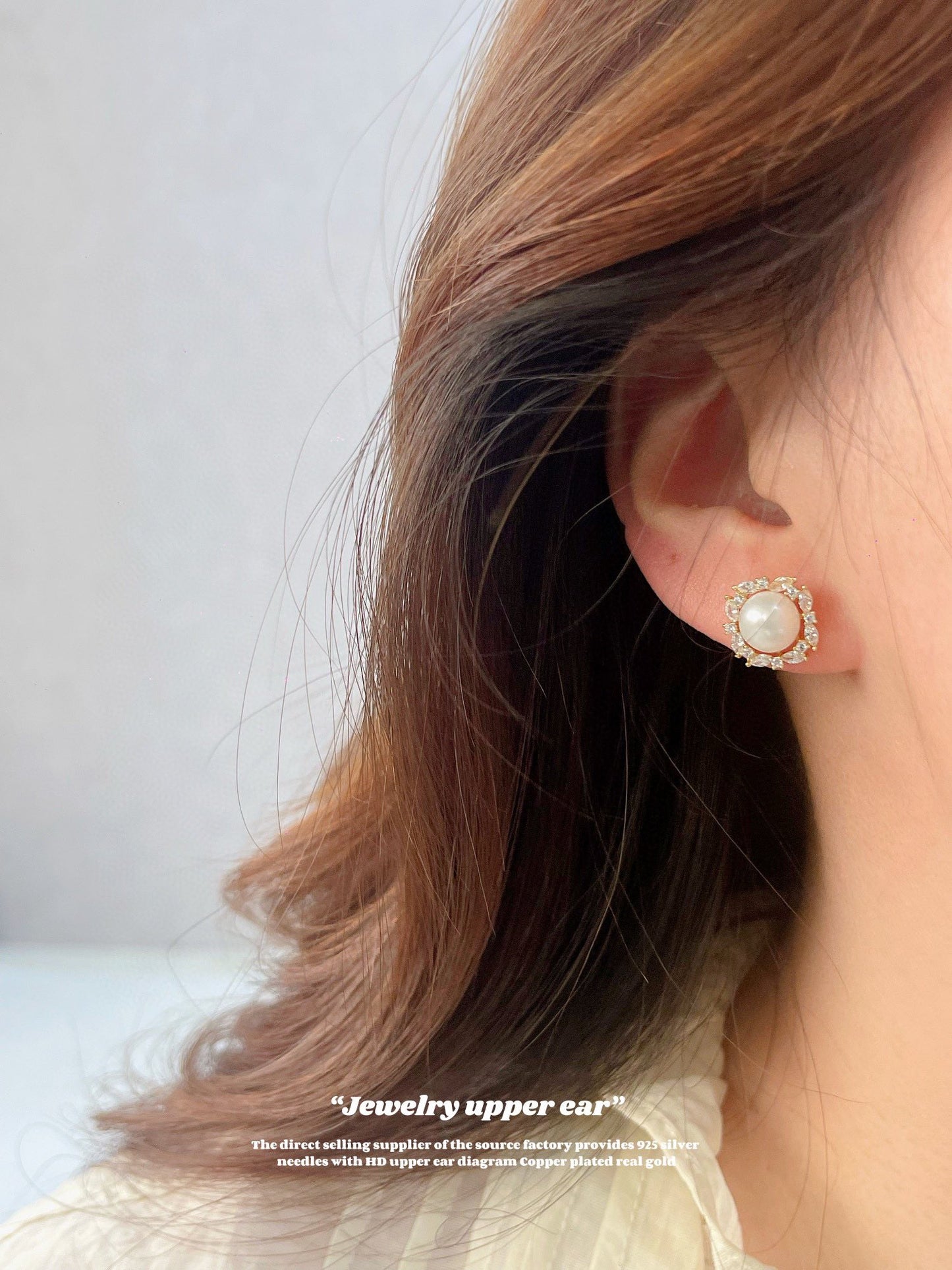 Square Zircon Inlaid Earrings | Sparkling Elegance