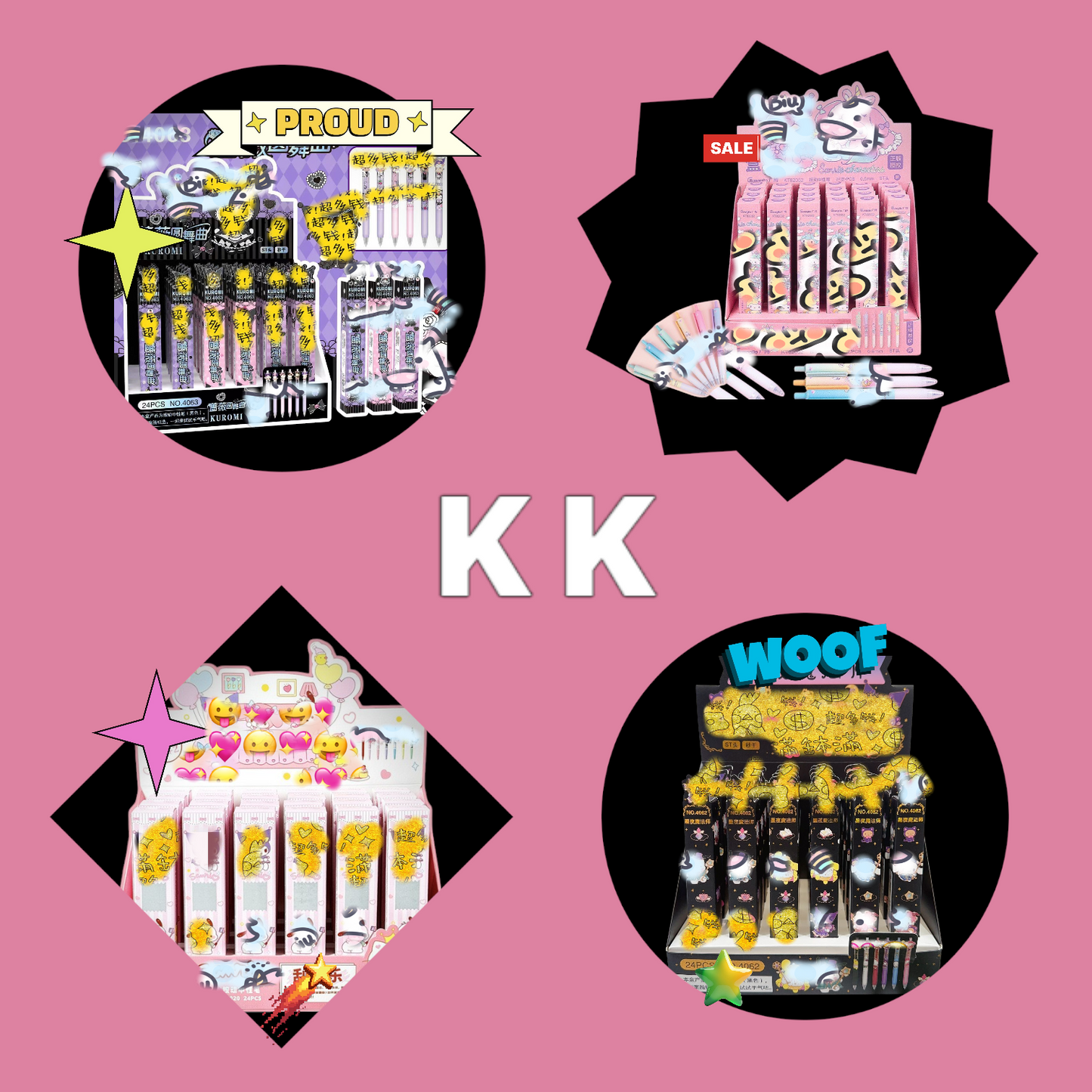 KT KUKU Family Blind Box Pens